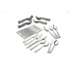 Oneida Satin Lincoln 45 Piece Everyday Flatware Set, Service for