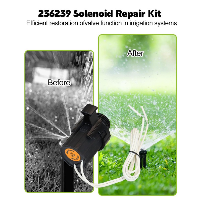 236239 Solenoid Repair Kit Replacement for SOLASSG4 Sprinkler System PEB,