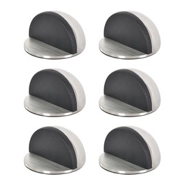 6 Piezas Tope Para Puerta Tipo Media Luna Domo Ovaler Bodentürstopper, Bodentürstopper aus Bodenmontierter Türstopper mit Schrauben zum Schutz von Wänden und Türen