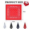 Xinlon Bandana Triangular Scarf 54 x 54 cm, Pack of