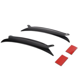 G-PLUS 1 Pair Black Headlight Eyelids Front Eyebrows Eye Lid Cover Compatible for VW Golf GTI/Compatible for Jetta R32 Rabbit Mk5 2006-2009