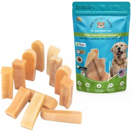 Himalayan Dog Chew Yak Cheese Himalayan Dog Chews 100%Original Milk Training Treats Small Size Pack - 10 Pcs