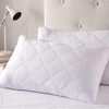 Waterproof Zipped White Pillow Cases Protectors 2 Pack Bed Pillows
