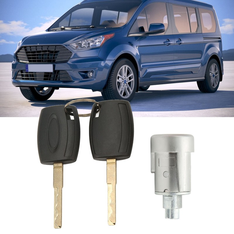 Ignition Barrel Lock with 2 Keys 1926227 Replacement for Ford