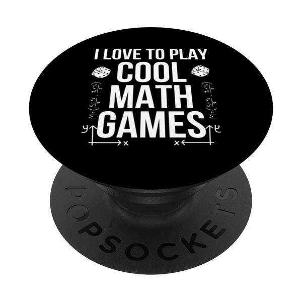 Cool Math Games Funny Mathematics Game Lover Teacher Science PopSockets
