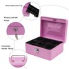 Time to Sparkle Small Lock Box Money Safe with Tray