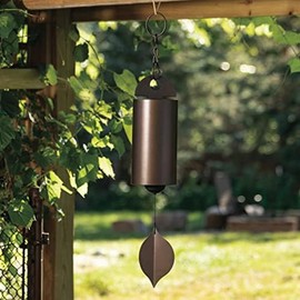 Cucioki Wind Chimes for Outside, Garden Decor, Heroic Windbell Outdoor & Patio Decor (24in) Wind Chime, Garden Decor for Outside Bronze