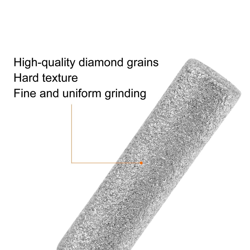 sourcing map 5pcs Diamond Chainsaw Sharpener Bits 7/32" 5.5mm Cylinder