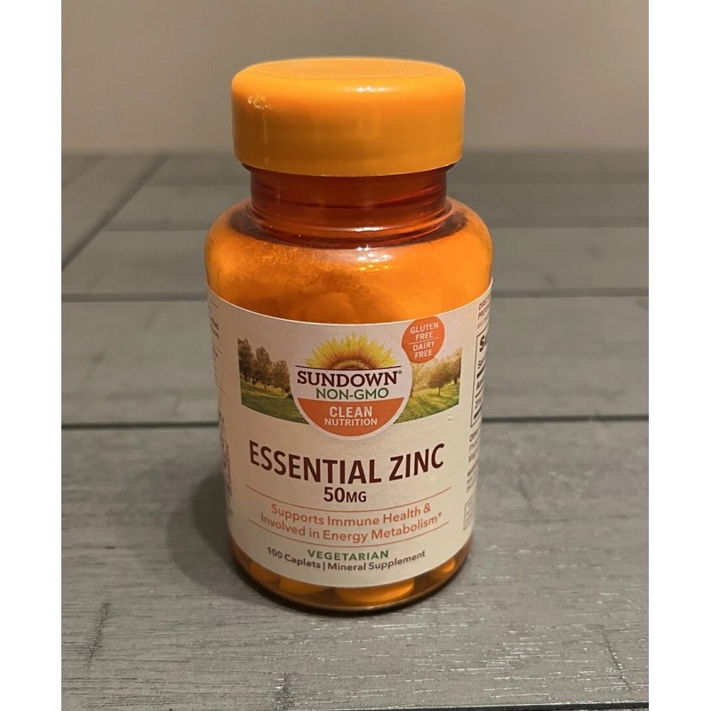 Sundown Naturals 3x Sundown Clean Nutrition Essential Zinc 50 mg