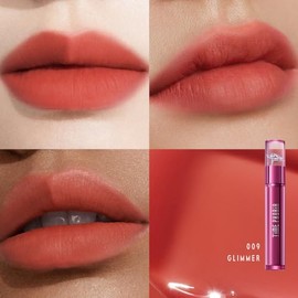 TIMEPHORIA Altera Tinte Labial Difuminador 009 Glimmer, Durazno Nude Acabado Brillante a Mate Suave, Difumina Líneas del Labio, Textura Aterciopelada 