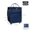 Reusable Grocery Bag On Wheels, Shopping Trolley with 8 Pockets