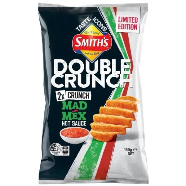 Smiths Smith’s Double Crunch Chips Hot Sauce 150g
