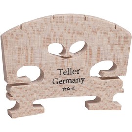 Teller Violin Bridge Easy Setup Pieces Pre-Cut with File Genuine (4/4, 3-Star Grade)