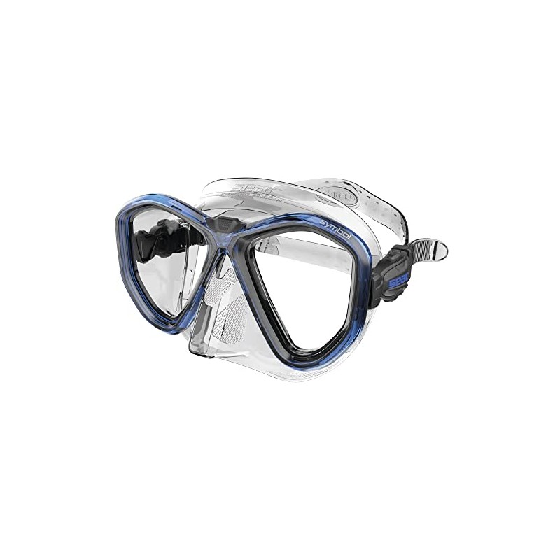 Seac Symbol, Made in Italy Zweiglas-Tauchmaske mit einer 3D-Schnalle direkt