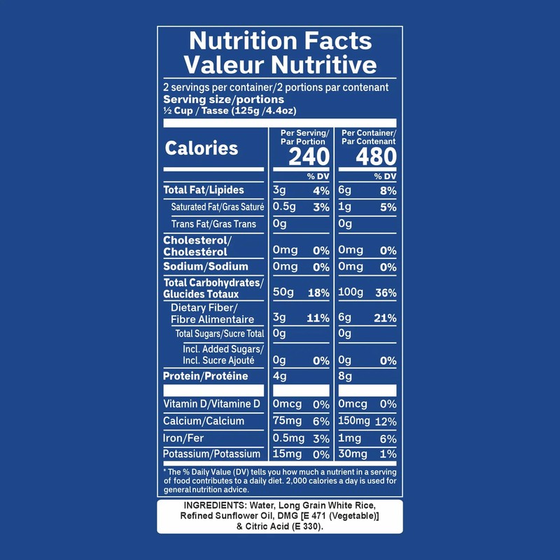 Eat Regal Long Grain White Rice, Non-GMO, Fully Cooked, Microwaveable,
