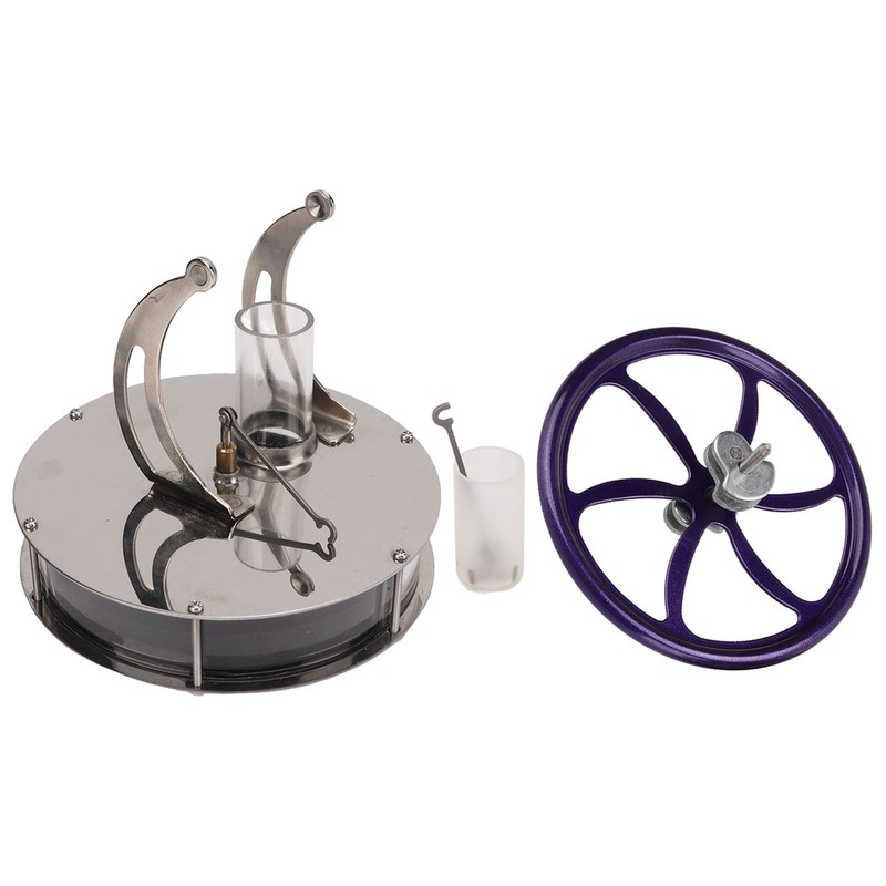 Low Temperature Stirling Engine Model Stainless Steel Base Anti Rust