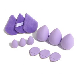 ARYIMYDP 12 Stück Make Up Schwamm Set, Makeup Sponge Beauty Blender, für Flüssigkeit Foundation Puder Sonnenschutz und Creme