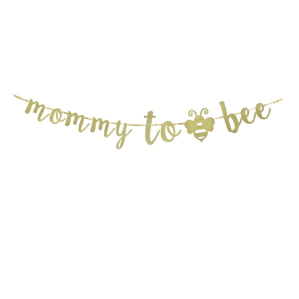 Mommy To Bee Banner, Bumble Bee Themed Party Sign, Baby