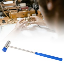 Omninmo Dual Head Small Hammer Mini Metal Hammer Round Head Watch Repair Double-Headed Hammer Building Blocks DIY Repair Tool for Crafts, Watch, Tuning, Woodworking, Toys, DIY, Leather, Instruments