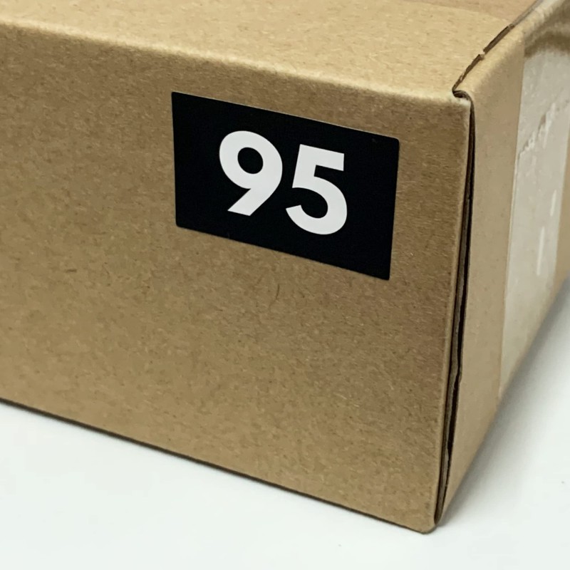 15 Sets - Number Stickers 1-100, Waterproof Vinyl - White