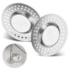 2 Drain Strainer Shower, Hair Strainer Shower Stainless Steel Strainer