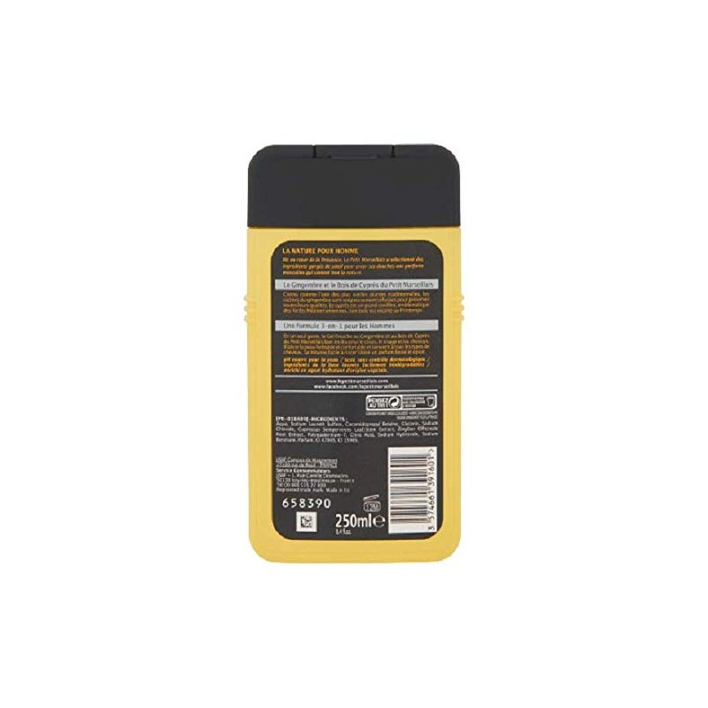 French LPM Body Wash for Men 250ml Series (Ginger and