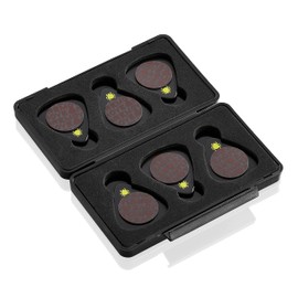 TIK PIK 6-Pack Guitar Picks for Acoustic & Bass Guitars | As Seen On Shark Tank | Black Heavy Gauge 0.96mm