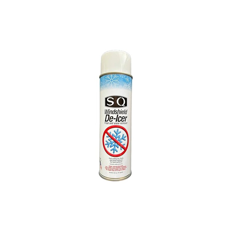 SQ Windshield De-Icer Frost and Snow Remover, 12 Pack, 14.5