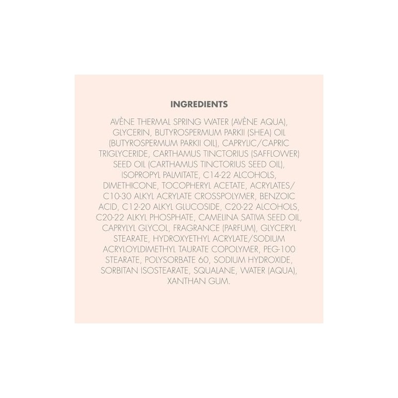 Eau Thermale Avene Moisturizing Melt Balm Shea Oil Body Butter