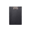 A5 Clipboard w. Plastic Cover 235 x 175 mm, Black