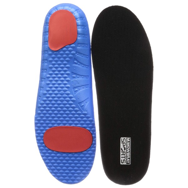 Mowbray Sports Running α Insole for Running/Jogging/Athletics, Low Rebound, red (slow rise)