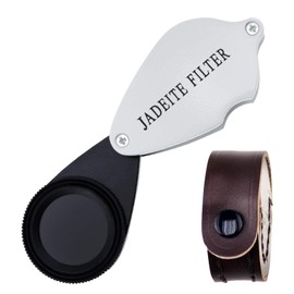Handheld 20mm diameter Made of Metal Foldable Folding Chelsea Jadelite Filter for Gem Emerald Identification tools