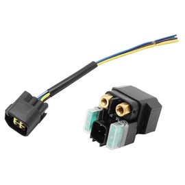 Mabutingti Starter Relay with Plug Fits Yama-ha Grizzly 700 Grizzly 550 Kodiak 700 2007 Onwards YFZ450R and YFZ450X 2009 Onwards