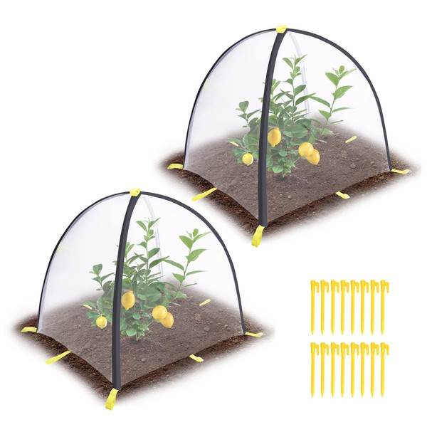 2 PCS Insect Barrier Plant Tent Cover-22 x 22 x