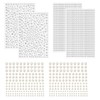 TuNan 1730pcs Clear Rhinestones & Pearl Stickers Self Adhesive, Crystal