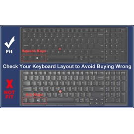 Keyboard Cover for Lenovo ThinkPad T16 P16 P16s 16 inch, Thinkpad L15 Gen 4/3 15.6-inch, ThinkPad T16 Gen 1, 2023-2022 Lenovo ThinkPad 15.6" 16" Keyboard Skin (Not Fit Thinkpad L15 Gen 2/1)-OMint