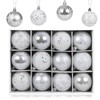 Lihao Set of 12 Christmas Baubles for Christmas Trees, Outdoor