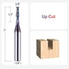 SpeTool 1/4 Inch Shank Up Cut Spiral Router Bit, 1/8