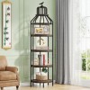 Brown Bookshelf Wall & Display Shelvescolor: Brown Color