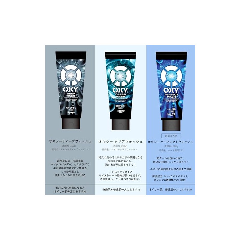 Oxy Perfect Wash Large Capacity 3-Pack with Gokujun Sachet