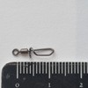 FISHIN ADDICT Snap Link Fishing Swivels, Barrel Interlock Clip Black