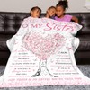 Sister Blanket, Sister Gifts from Sister Brother, Birthday Gifts Ideas