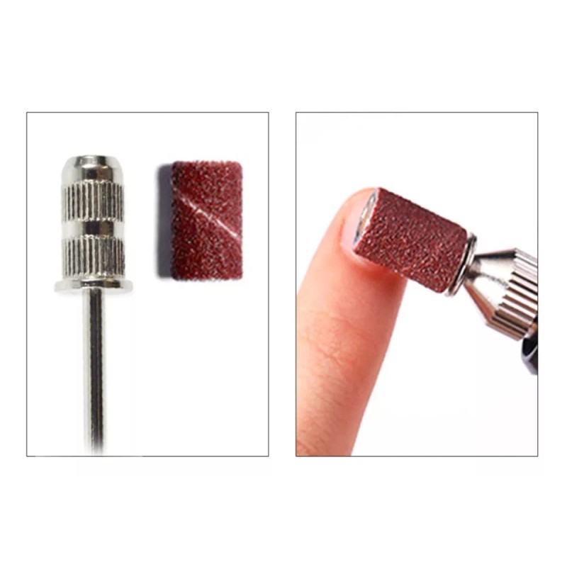 Mouyic Lija Barril Para Drill Pulidor Esmeril Manicure Torno Dreme