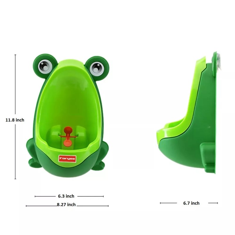Foryee Cute Frog Potty Training Urinal for Boys with Funny