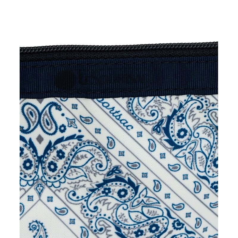 LeSportsac Small Sloan Cosmetic/2724 Pouch, bandana breeze, One size