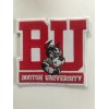 BU Boston University Terriers Vintage Embroidered Iron On Patch 3”