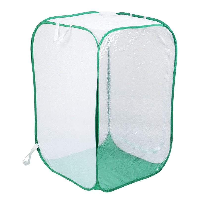 Folding Collapsible Ventilated Insect Cage Light Transmission Mesh Cage Zipper