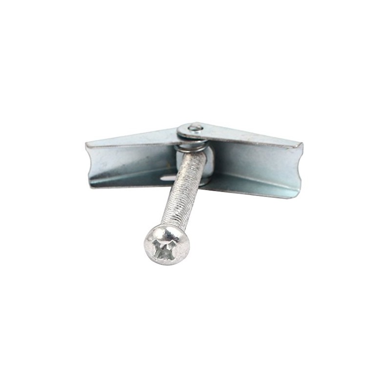 Sourcingmap M6 x 60mm Male Thread Spring Loaded Hollow Wall