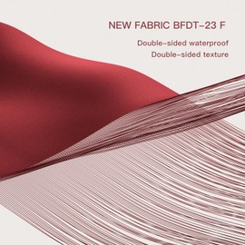 BALCONY & FALCON Rectangle Tablecloth Waterproof Table Cover Peach-Skin Fabric and Satin Double-Sided Usable Table Cloth for Wedding, Party, Restaurant, Hotel and Dining (Red 55×70)