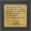 Primitives by Kathy 12558 Rustic Stitched Wall Décor, 7.75 x